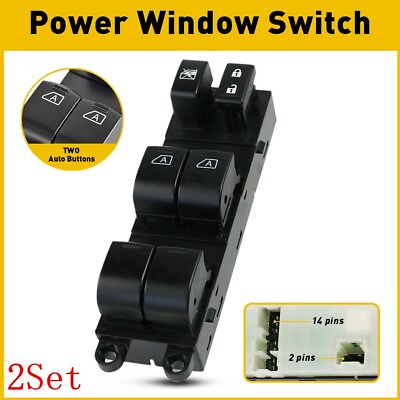 #ad For Nissan Altima 3.5L 2.5L 2007 2012 Power Window Switch with Single AUTO 2Set $39.99