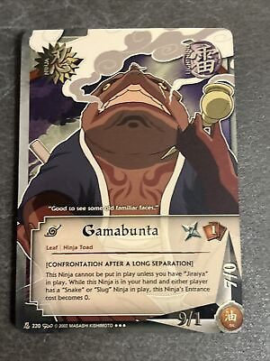 #ad Gamabunta quot;Confrontaion After A Long Separation N 220 Super Rare Near Mint $21.24