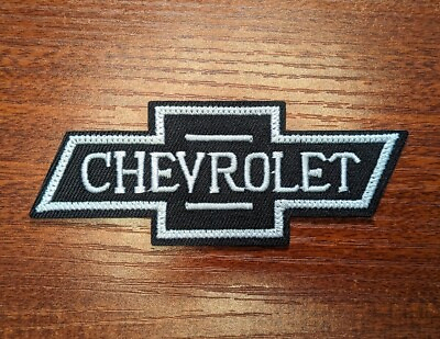#ad #ad Chevy Black Patch Chevrolet Cars Trucks Auto Travel Embroidered Iron On 1.5x4quot; $4.50