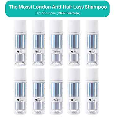 #ad 10 LOT The Mossi London Hair Loss Shampoo New Formula FDA Approved $299.00