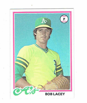#ad Bob Lacey Oakland A#x27;s Pitcher #29 Topps 1978 #Baseball Card $6.39