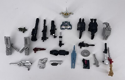#ad Transformers Parts Lot Missiles Guns Blades Accessories $39.99