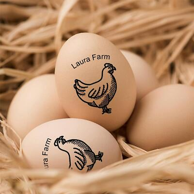#ad Personalized Logo Self inking Egg Stamps for Fresh Eggs Customized in $4.99
