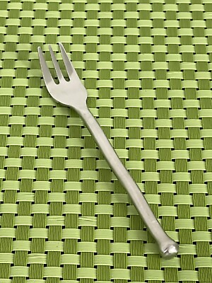 #ad Gourmet Settings EXOTIQUE PLATINUM Stainless Cocktail Fork Wavy Flatware B71G $7.85