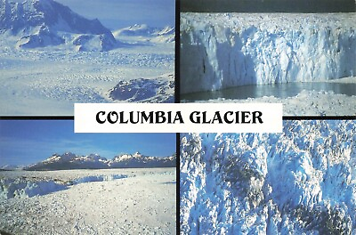 #ad Postcard AK Columbia Glacier Prince William Sound Mount Witherspoon Mt. Einstein $6.01