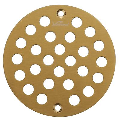 #ad 4 Inch Screw in Shower Strainer Drain Cover Replacement Floor Strainer Brush... $36.09