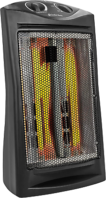 #ad CZQTV007BK 1500 Watt Electric Quartz Infrared Radiant Tower Heater with 2 Heat $96.78