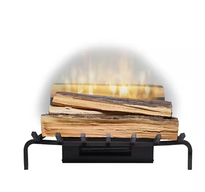 #ad #ad Dimplex Electric Fireplace Insert 18.97quot;H x 25.59quot;W Fresh Cut Log Set Black $650.02