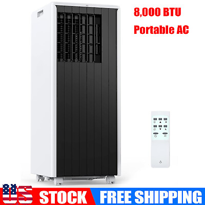 #ad 8000 BTU Portable Air Conditioners Home AC Units for Room Cools Up to 350 Sq.Ft $219.99