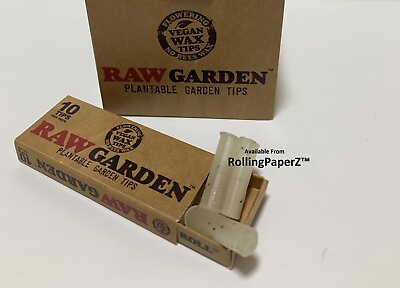 #ad New RAW GARDEN Plantable Garden TIPS with seeds inside 10 wax tips per pack $7.66
