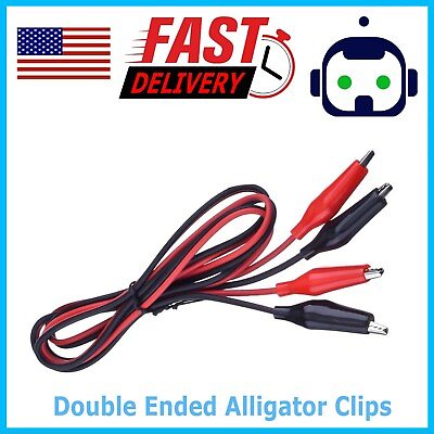#ad New Alligator Probe Test Lead Clip to Probe Cable for Multimeter $3.99