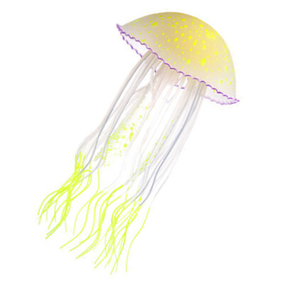 #ad Simulation Jellyfish Luminous Glowing Effect Aquarium Decor $8.79