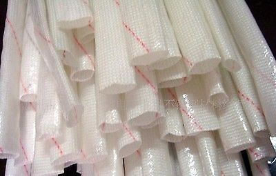 #ad 5pcs 1m Long 4mm Electrical Wire Fiberglass Insulation Sleeving $6.30