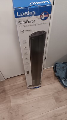 #ad Lasko SlimForce 42quot; High Velocity Oscillating Tower Fan with Remote Control $35.00