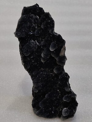 #ad druzy blue black chalcedony quartz geode crystal India minerals specimen 510g $180.00