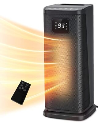 #ad Space Heater for Indoor Use 1500W Electric Portable Tower Heater w Thermosta... $58.95