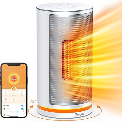 #ad Govee Electric Space Heater 1500W Smart Space Heater with Thermostat WiFi H 7131 $49.99