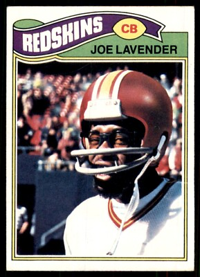 #ad 1977 Topps Joe Lavender Washington Redskins #151 $1.00