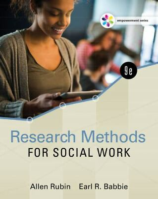 #ad Empowerment Series: Research Methods for Social Work Babbie Earl R.Rubin All $32.99