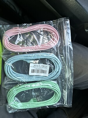 #ad iPhone 3 Pack Cable 8ft $5.00
