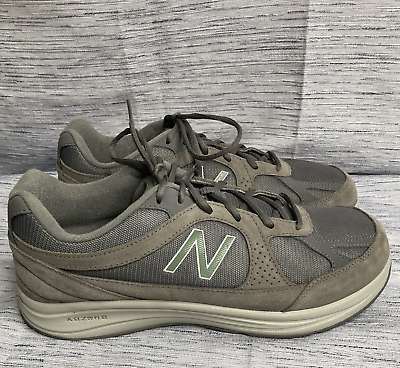 #ad New Balance 877 Men#x27;s Size 10.5 4E Extra Wide MW877GT Gray Suede Walking Shoes $24.99