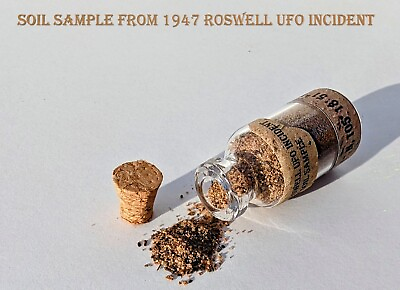 #ad 1947 Roswell UFO Incident Soil Earth Sample $8.95