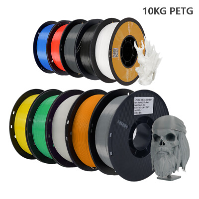 #ad Kingroon 10KG 3D Printer Filament 1.75 mm PETG Lot Colors Mix Bundles 1KG Spools $98.88