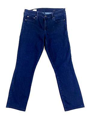 #ad Gap Jeans Womens 32R True Skinny Dark Blue Stretch Flex Comfort Straight Good $14.24