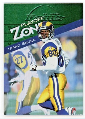 #ad 1997 Playoff Zone Isaac Bruce Card #57 HOF Football $2.05