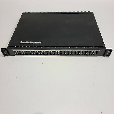 #ad SWITCHCRAFT 48 Point Fully Enclosed 1 4quot; Long Frame Patchbays w PPT MTP48K1NO $1695.00