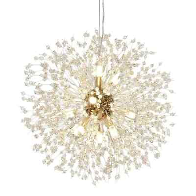 #ad EDISLIVE Calzada Decor 12 Light Gold Dandelion Firework Chandelier 1007972517 $109.99
