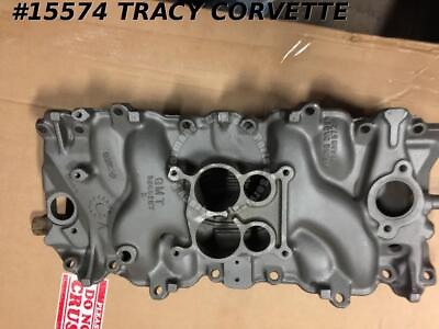 #ad 1970 1971 Corvette 3955287 Low Rise Oval Port BBC Iron Intake Manifold 1 Dated $434.00