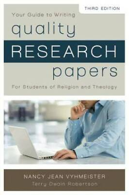#ad Quality Research Papers: For Students of Religion and Theology GOOD $4.08