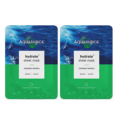 #ad Aqualogica Hydrate Sheet Mask With Coconut Water For Hydrated amp; Radiant Pack Of2 $13.66