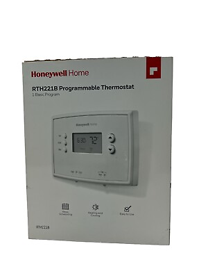 #ad #ad Honeywell 1 Week Programmable Thermostats RTH221B OB $14.95