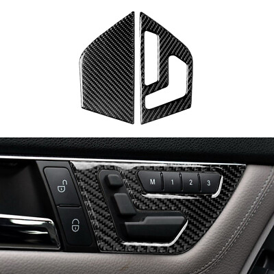 #ad Carbon Fiber Door Handle Cover Trim For Mercedes Benz C Class W204 07 13 Type A $12.73
