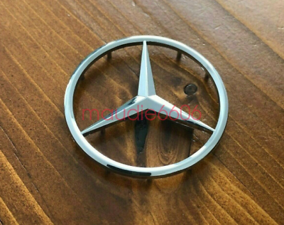 #ad New Mercedes Benz M B w Pins Glossy Chrome Star Emblem Badge 2quot; 51 52mm AMG $14.99