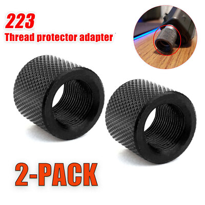 #ad 2pcs Steel For Glock 9mm.223 1 2x28 1 2 28 TPI Muzzle Brake Thread Protector $8.52