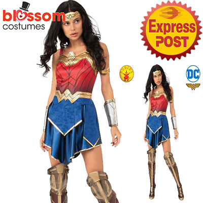 #ad CA1380 Deluxe Wonder Woman 1984 Movie Superhero Hero Fancy Dress Cosplay Costume AU $79.95