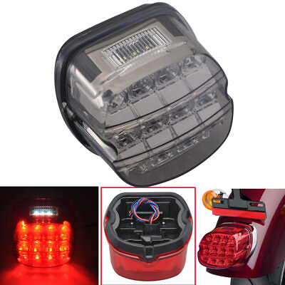 #ad Smoke Lens LED Brake Light Taillight For Harley Touring Road King Electra Glide $23.11