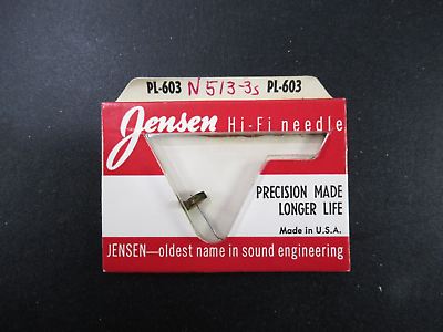 #ad JENSEN Hi Fi Needle Phonograph Needle PL 603 New HB $13.99