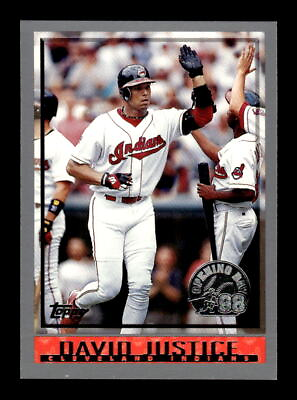 #ad 1998 Topps Opening Day David Justice #163 $1.99