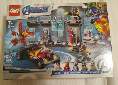 #ad Lego 76167 Marvel Avengers Iron Man Armory Tony Stark SEALED $54.99