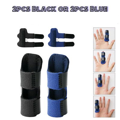 #ad #ad 2x Adjustable Trigger Finger Splint Straightener Corrector Brace Support $5.69