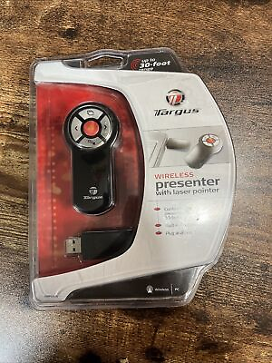 Targus Wireless Presenter with Cursor Control Built In Laser Pointer $10.99