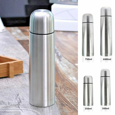 #ad Vacuum Flask Coffee Bottle Thermos Stainless Steel 350 500 750 1000ml $11.84