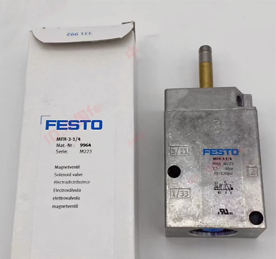 #ad 1pcs FESTO MFH 3 1 4 solenoid valve 9964 $39.90