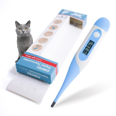 #ad Digital Vets Thermometer For Pet Owners of Dogs Cats Horses AnimalsSoft Head $9.99