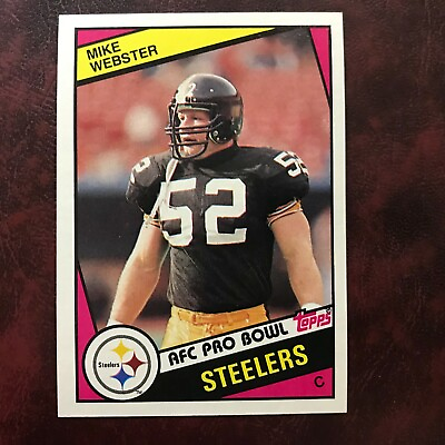 #ad 1984 Topps Set MIKE WEBSTER #171 PITTSBURGH STEELERS NM MINT *HIGH GRADE* $1.99