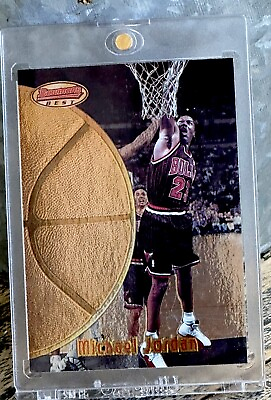 #ad Michael Jordan Card TOPPS 90’s INSERT GOLD HOLO FOIL RARE 🔥 BULLS JERSEY #23 $54.11
